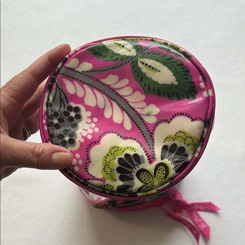 Vera Bradley Pink Floral Makeup Organizer